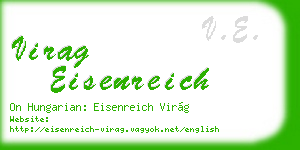 virag eisenreich business card